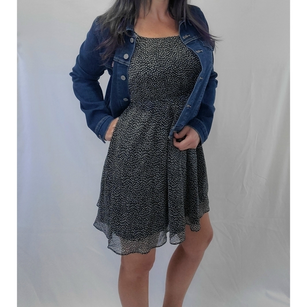 Loft Spaghetti Strap Sleeveless Mini Sundress